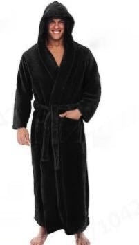 Plus Size Thick Hooded Nightgown