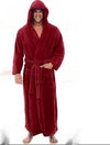Plus Size Thick Hooded Nightgown