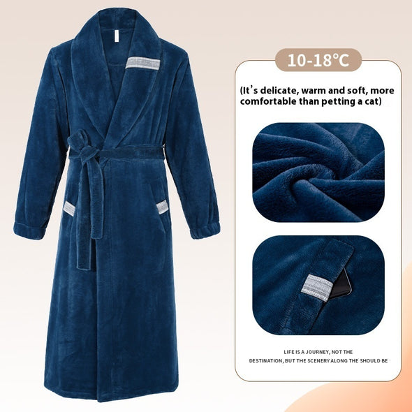 Plus Size Fleece-Lined Winter Pajamas
