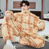 Thick Winter Zipper Pajamas