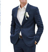 Casual Linen Two-Piece Suit