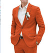 Casual Linen Two-Piece Suit
