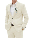 Casual Linen Two-Piece Suit
