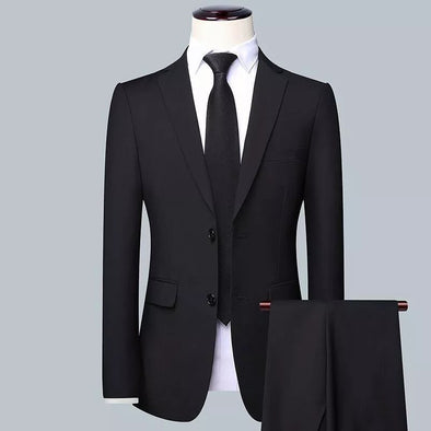 Korean Style Slim Fit 3-Piece Suit