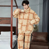 Thick Winter Zipper Pajamas