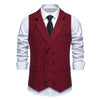 Retro Herringbone Tweed Vest