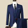 Korean Style Slim Fit 3-Piece Suit